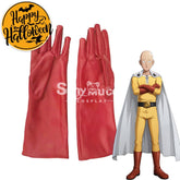 【In Stock】Anime One Punch Man Cosplay Saitama Gloves Accessory